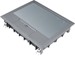 Vloercontactdoos Electraplan Hager Installatiedoos E09 200x253mm grijs voor 5mm vloerafdekking VE09057011